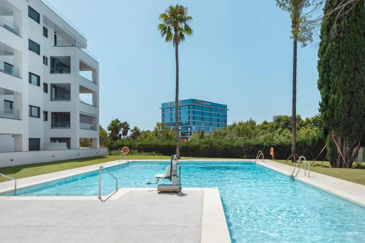 Brand New Apartment With Pool And Sea View In Marbella Exteriör bild