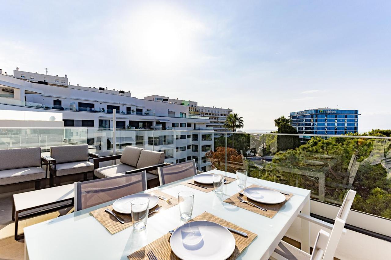 Brand New Apartment With Pool And Sea View In Marbella Exteriör bild